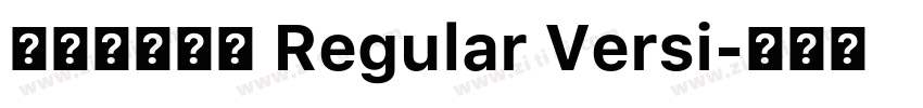 古典明朝字體 Regular Versi字体转换
